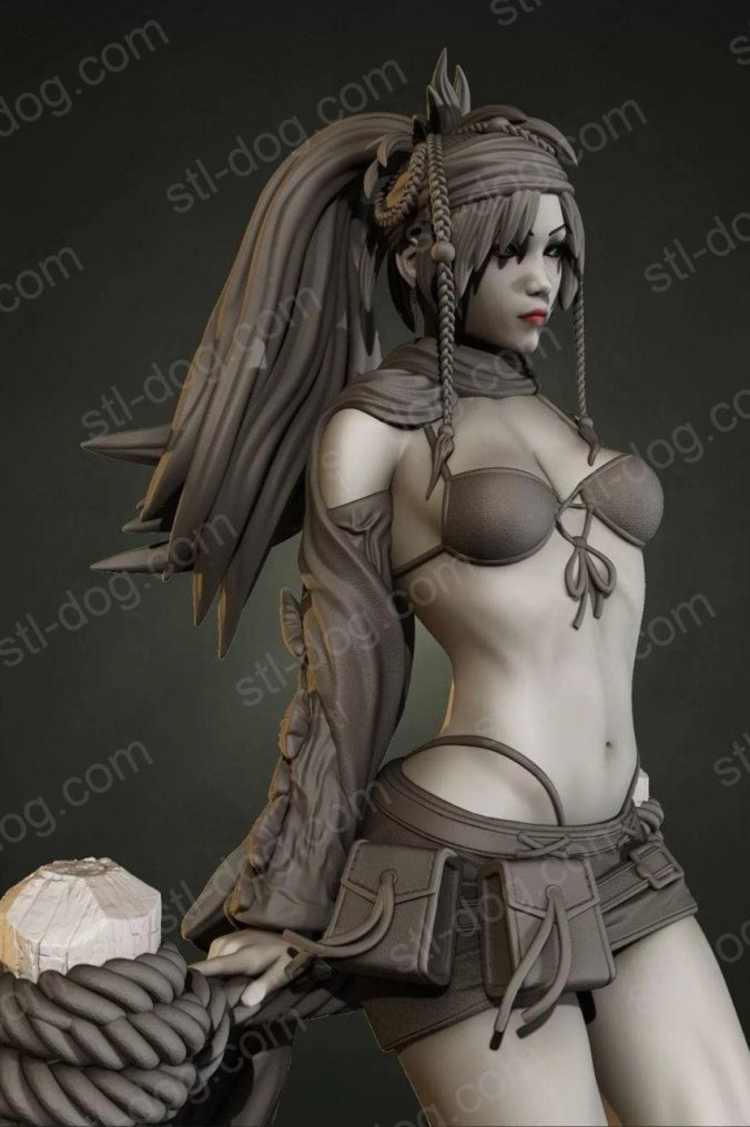 最终幻想 Final Fantasy  里克(Rikku) 3D打印图纸